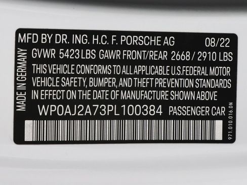 Used 2023 Porsche Panamera 4 Platinum Edition image 7