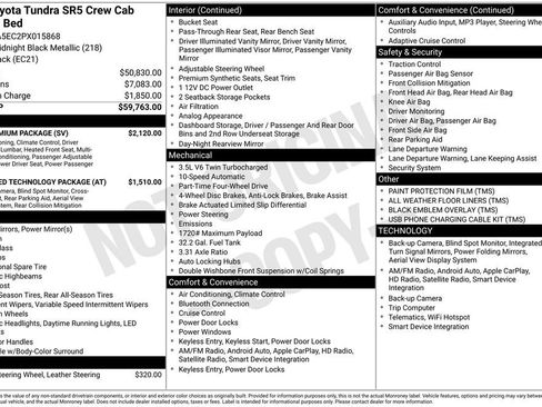 Used 2023 Toyota Tundra SR5 w/ SR5 Premium Package AWD/4WD image 6