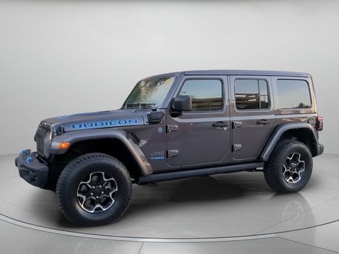 Used 2021 Jeep Wrangler Unlimited Rubicon 4xe w/ Steel Bumper Group AWD/4WD image 14