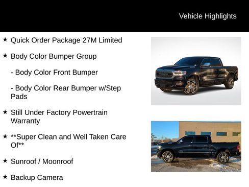 Used 2022 RAM 1500 Limited w/ Body Color Bumper Group image 6