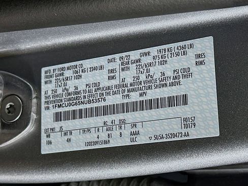 Certified 2022 Ford Escape SE image 22