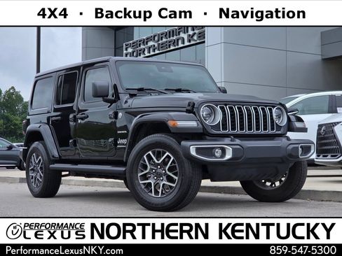 Used 2024 Jeep Wrangler Unlimited Sahara w/ Technology Group AWD/4WD image 1