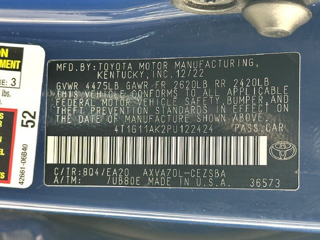 Certified 2023 Toyota Camry SE FWD image 31