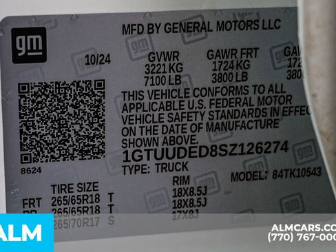 Used 2025 GMC Sierra 1500 SLT AWD/4WD image 59