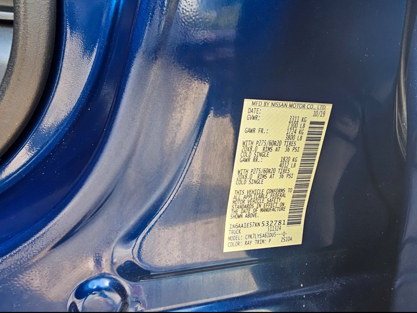 Used 2019 Nissan Titan Platinum Reserve w/ Platinum Utility Package AWD/4WD image 14
