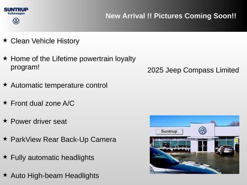 Used 2025 Jeep Compass Limited AWD/4WD image 2