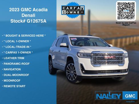 Used 2023 GMC Acadia Denali w/ Denali Technology Package FWD image 7
