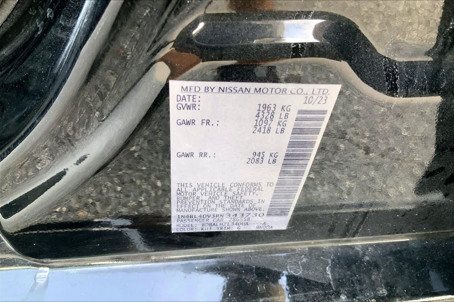 Used 2024 Nissan Altima 2.5 SV FWD image 29