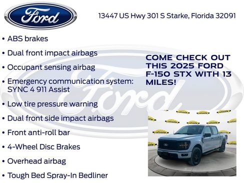 New 2025 Ford F150 STX w/ STX Black Appearance Package image 25