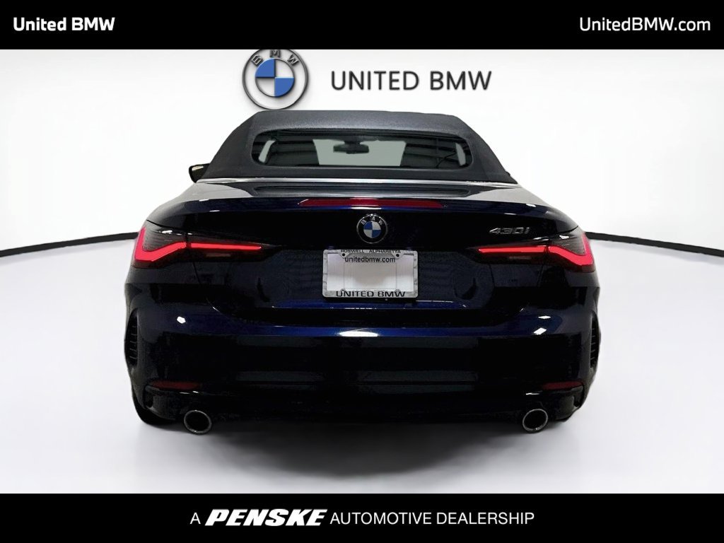 Certified 2024 BMW 430i Convertible w/ Premium Package RWD image 6