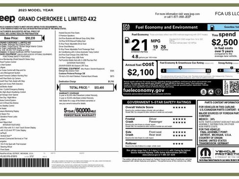 Used 2023 Jeep Grand Cherokee L Limited image 4