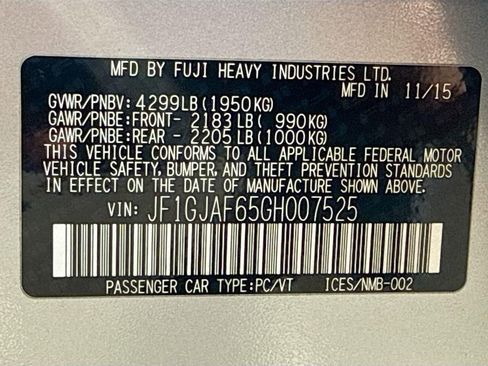 Used 2016 Subaru Impreza 2.0i Premium image 30