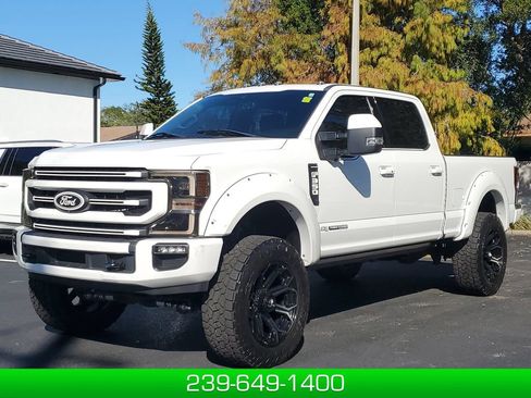 Used 2021 Ford F350 Platinum w/ Snow Plow Prep Package image 1
