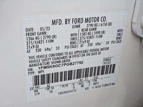 Used 2023 Ford Explorer ST w/ Equipment Group 401A image 23