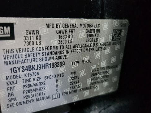 Used 2017 Cadillac Escalade Luxury image 62