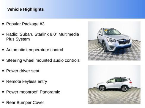 Used 2019 Subaru Forester Limited w/ Popular Package #3 AWD/4WD image 2