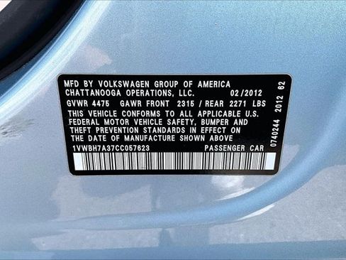 Used 2012 Volkswagen Passat 2.5 SE FWD image 17
