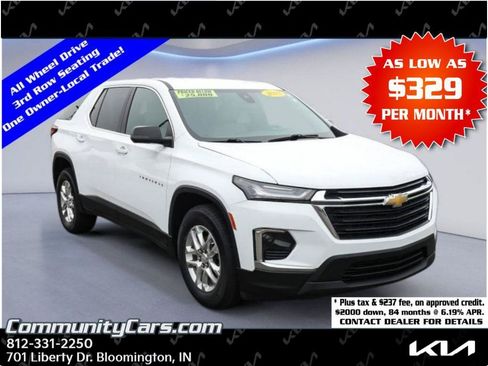 Used 2023 Chevrolet Traverse LS w/ LPO, Cargo Package AWD/4WD image 1