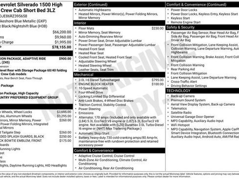 Used 2024 Chevrolet Silverado 1500 High Country AWD/4WD image 6
