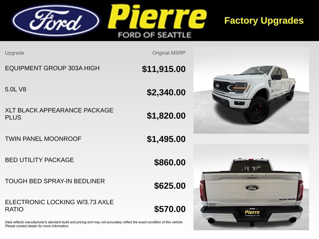 New 2025 Ford F150 XLT w/ Equipment Group 303A High AWD/4WD image 13