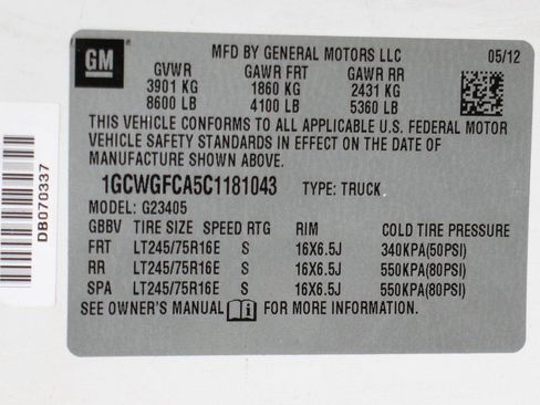 Used 2012 Chevrolet Express 2500 w/ Power Package image 41