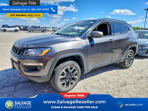 Used 2021 Jeep Compass Trailhawk AWD/4WD image 1