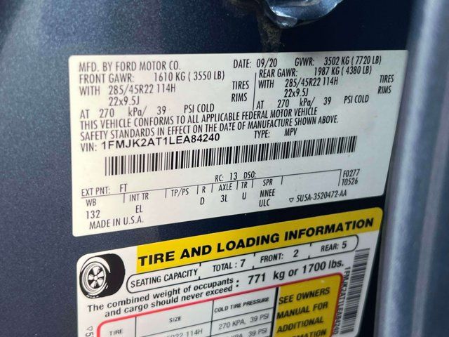 Used 2020 Ford Expedition Max Limited w/ Equipment Group 302A AWD/4WD image 37