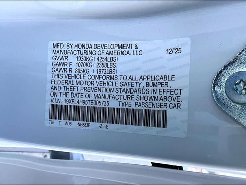 New 2026 Honda Civic Sport Touring image 19