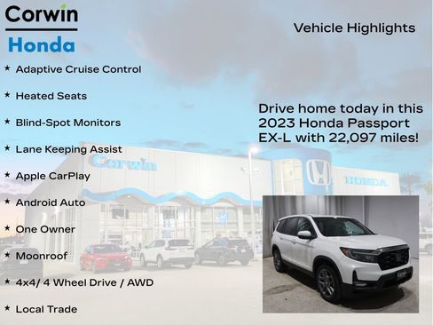 Used 2023 Honda Passport EX-L image 6