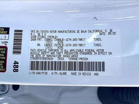 Used 2025 Toyota Tacoma SR5 RWD image 35