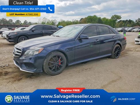 Used 2014 Mercedes-Benz E 350 4MATIC Sedan w/ Premium 1 Package image 1