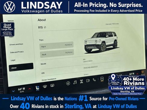 Used 2022 Rivian R1S Launch Edition AWD/4WD image 27