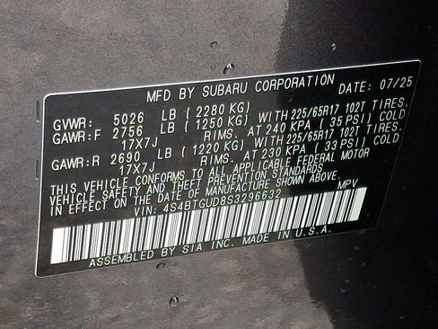 Used 2025 Subaru Outback Wilderness w/ Wilderness Package image 28