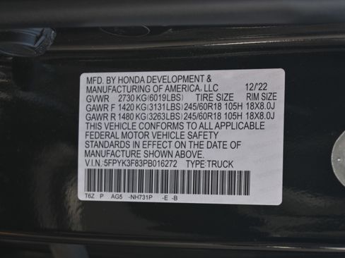 Used 2023 Honda Ridgeline Black Edition image 36