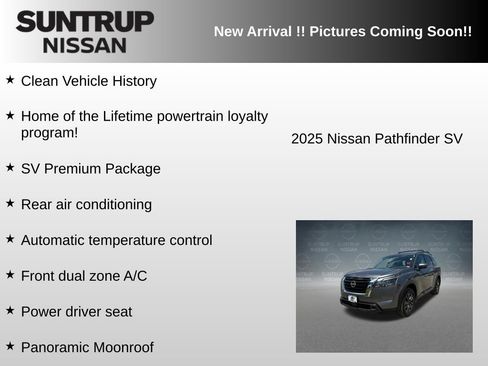 Used 2025 Nissan Pathfinder SV w/ SV Premium Package FWD image 6