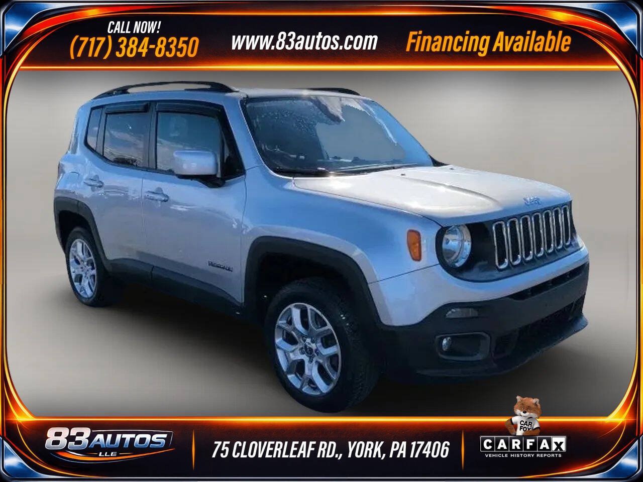 Used 2016 Jeep Renegade Latitude AWD/4WD image 1