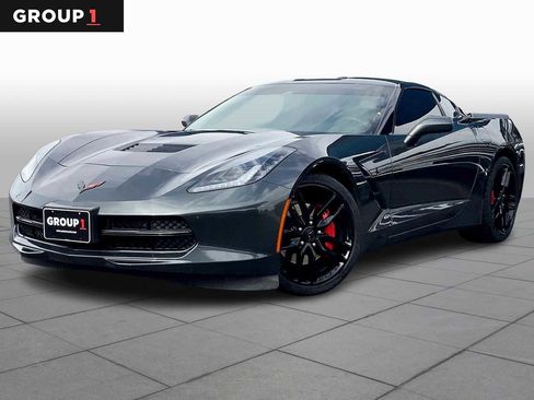 Used 2018 Chevrolet Corvette Stingray Coupe w/ Carbon Flash Badge Package image 1