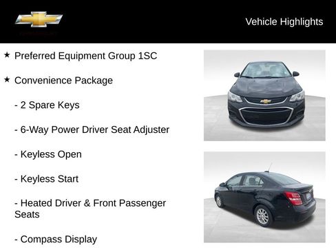 Used 2017 Chevrolet Sonic LT w/ Convenience Package FWD image 17
