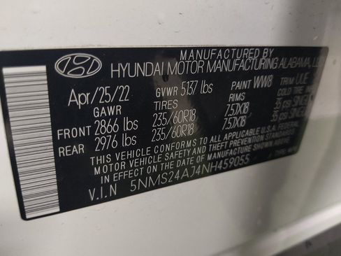 Used 2022 Hyundai Santa Fe SEL w/ Cargo Package FWD image 33