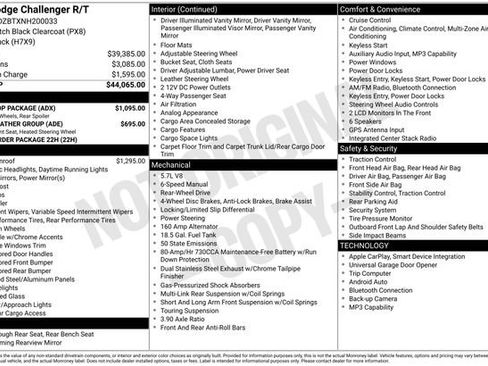 Used 2022 Dodge Challenger R/T w/ Blacktop Package RWD image 8