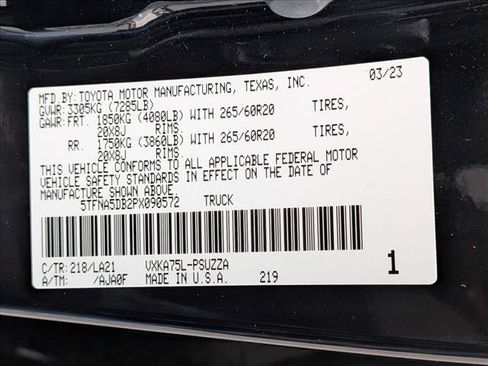 Used 2023 Toyota Tundra Platinum w/ Advanced Package AWD/4WD image 24