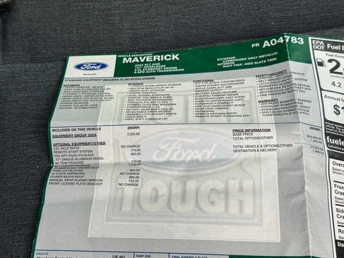 Certified 2023 Ford Maverick XLT w/ Equipment Group 300A Standard image 36