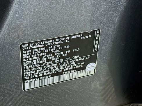 Used 2018 Volkswagen Atlas Launch Edition image 32