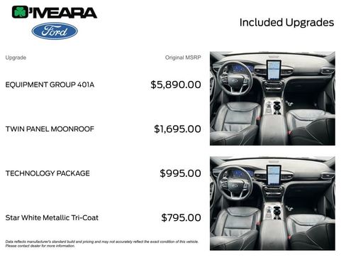 Used 2024 Ford Explorer ST w/ Equipment Group 401A AWD/4WD image 3