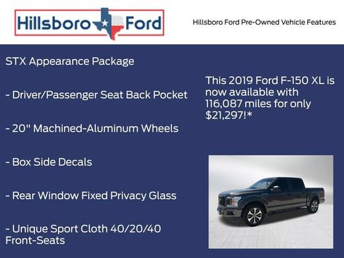 Used 2019 Ford F150 XL w/ Equipment Group 101A Mid RWD image 9
