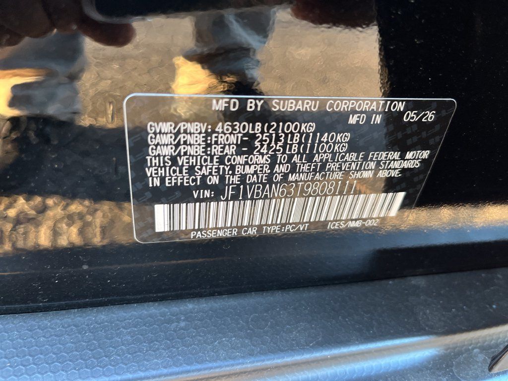 Used 2026 Subaru WRX Limited AWD/4WD image 30
