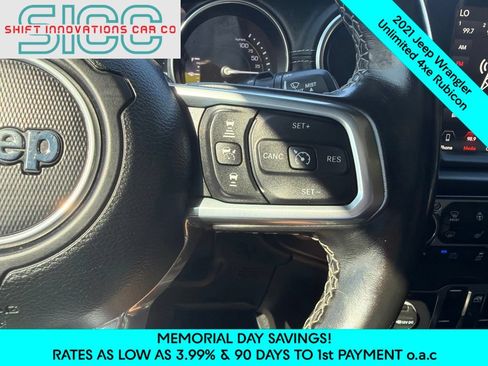 Used 2021 Jeep Wrangler Unlimited Rubicon 4xe w/ Steel Bumper Group AWD/4WD image 21