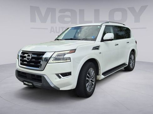 Used 2022 Nissan Armada SL w/ Captain's Chairs Package AWD/4WD image 1