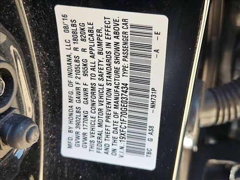 Used 2016 Honda Civic EX-L image 18