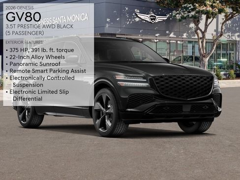 New 2026 Genesis GV80 3.5T Prestige AWD/4WD image 3
